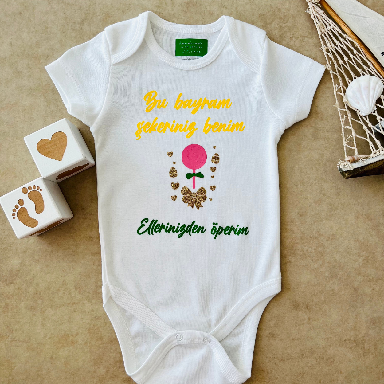 Ellerinizden Öperim - Özel Tasarım Bebek Body/Zıbın Baby Bodysuit