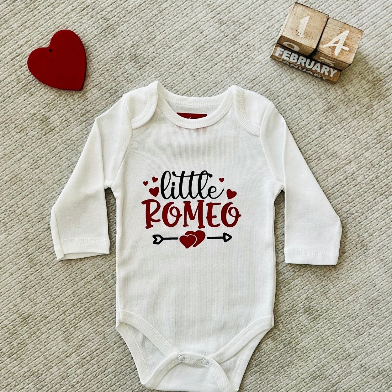 Little Romeo - Özel Tasarım Bebek Body/Zıbın Baby Bodysuit