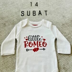 Little Romeo - Özel Tasarım Bebek Body/Zıbın Baby Bodysuit