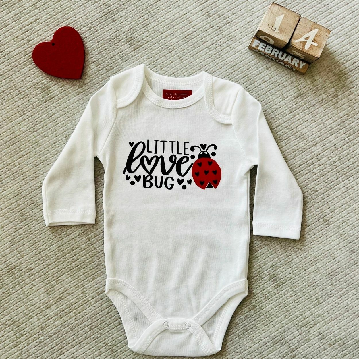 Little Love Bug - Özel Tasarım Bebek Body/Zıbın Baby Bodysuit