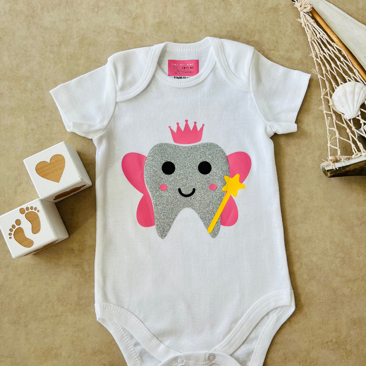 Dişim Çıktı - Özel Tasarım Bebek Body/Zıbın Baby Bodysuit