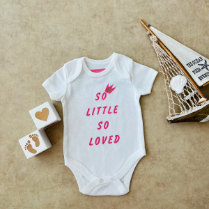 So Little So Loved - Özel Tasarım Bebek Body/Zıbın Baby Bodysuit