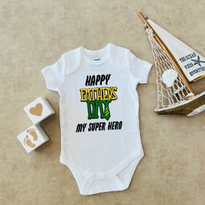 Happy Father's Day My Super Hero - Özel Tasarım Bebek Body/Zıbın Baby Bodysuit