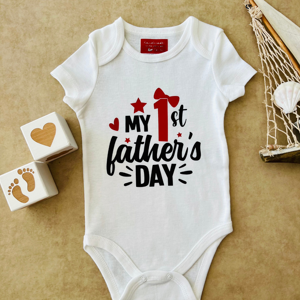My 1st Father's Day - Özel Tasarım Bebek Body/Zıbın Baby Bodysuit