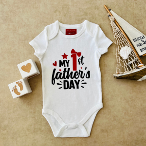 My 1st Father's Day - Özel Tasarım Bebek Body/Zıbın Baby Bodysuit