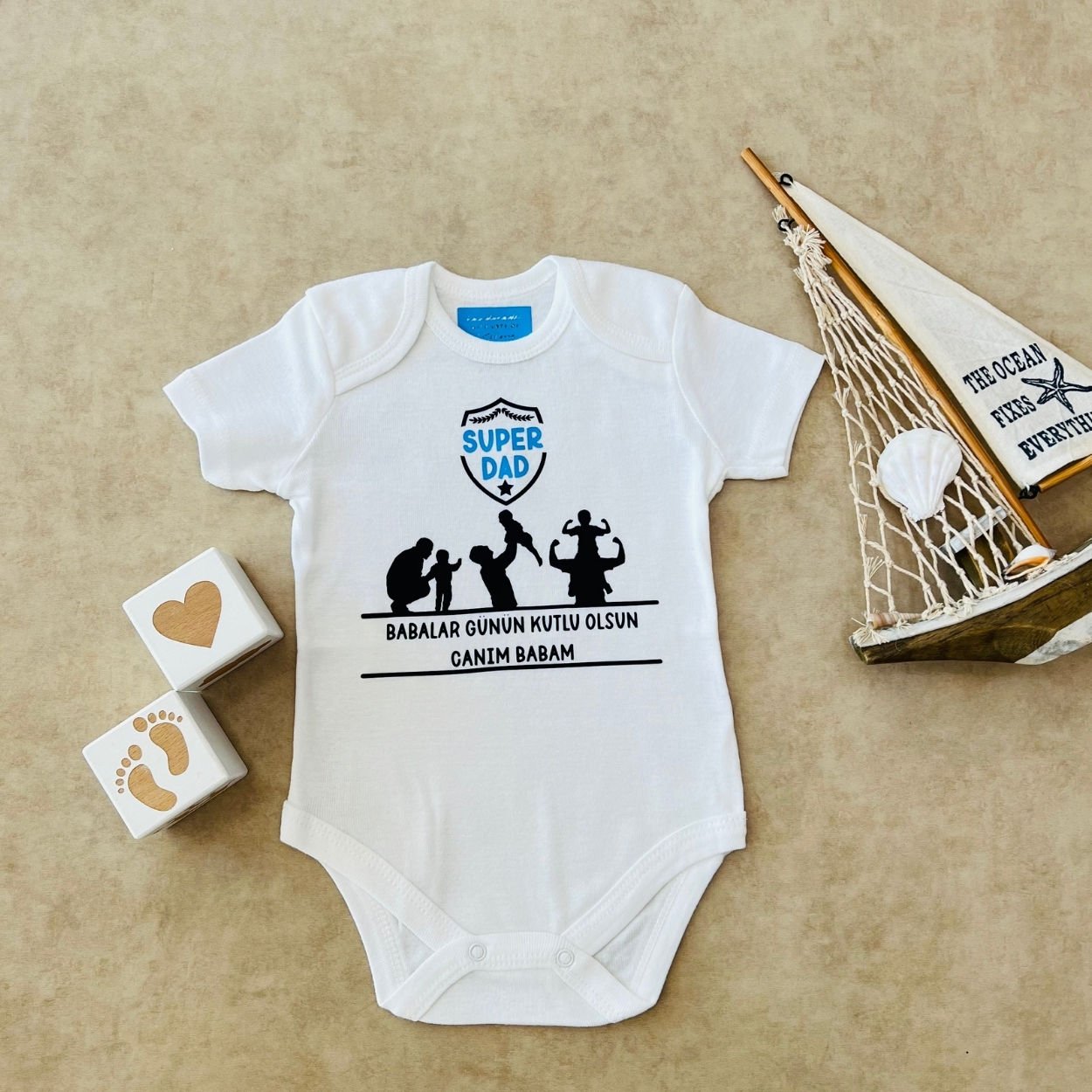 Super Dad - Özel Tasarım Bebek Body/Zıbın Baby Bodysuit