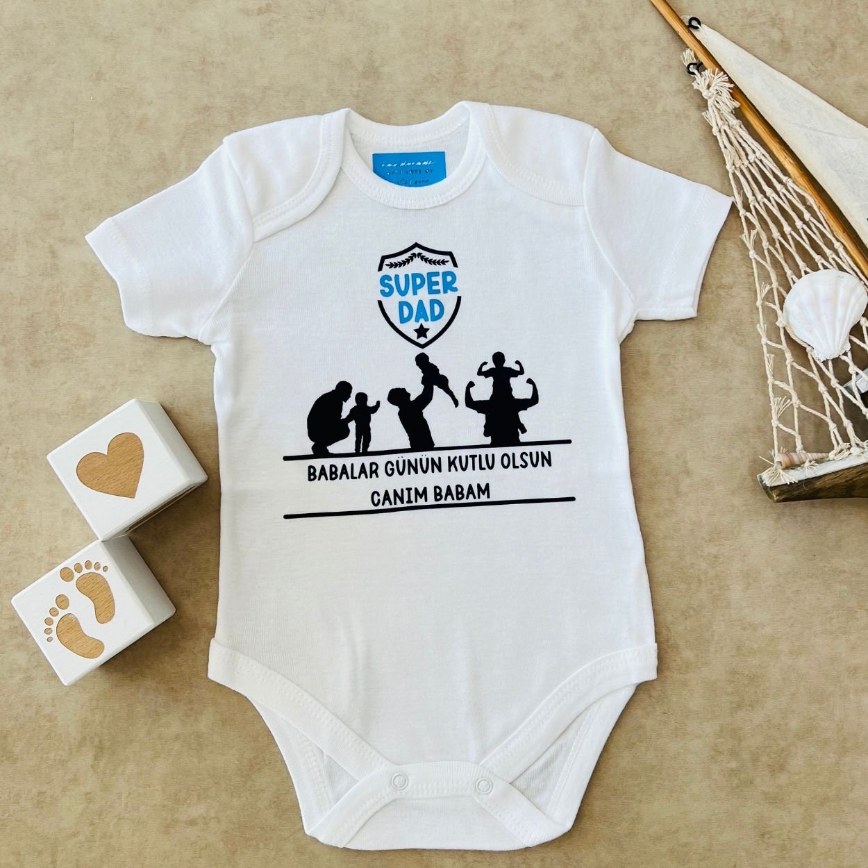 Super Dad - Özel Tasarım Bebek Body/Zıbın Baby Bodysuit