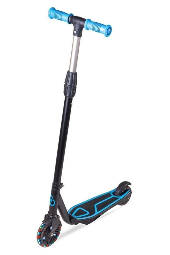 5 Yaş Üstü Işıklı Mavi Scooter