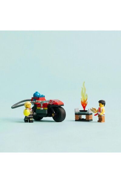 LEGO City İtfaiye Kurtarma Motosikleti 60410 -  Yaratıcı Oyuncak Yapım Seti (57 Parça)