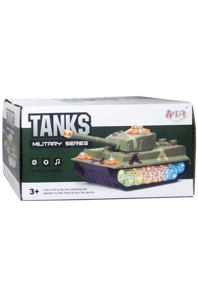 Pilli Işıklı Tank