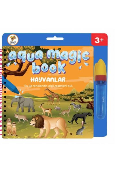 Lino Aqua Magic Book Hayvanlar (sihirli Boyama Kitabı)