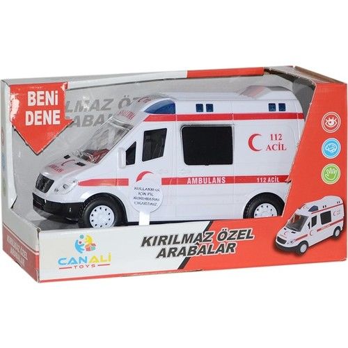 CNL-9999 Işıklı Sesli Pilli Ambulans