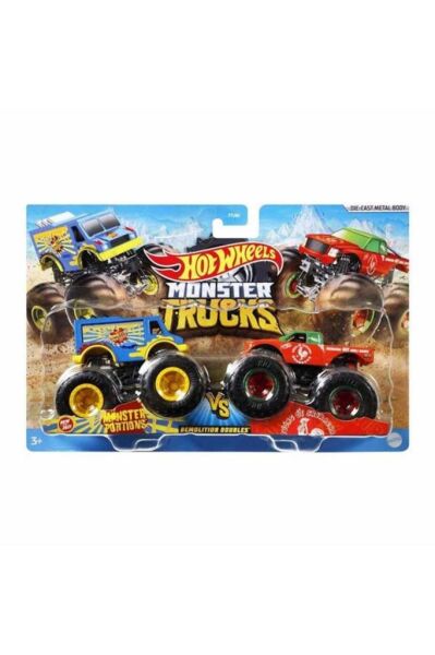 Monster Trucks 1:64 Ölçek 2'li Paketler Fyj64