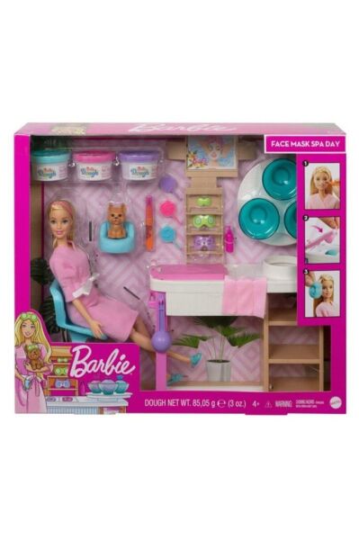 Barbie Yüz Bakımı Yapıyor Oyun Seti