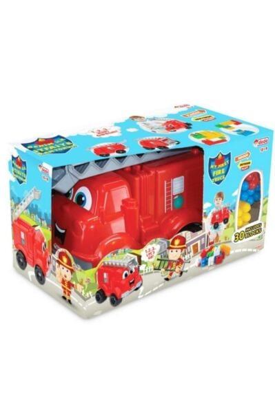 İtfaiye Kamyonu Bloklu 30 Parça