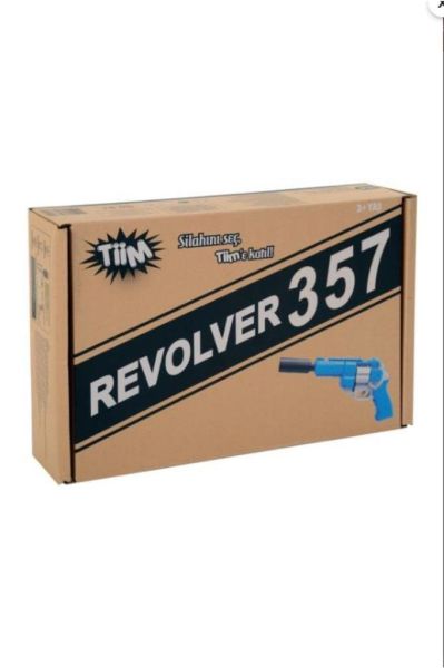 Kutulu Şarjlı Yumuşak Mermi Atan Revolver 357
