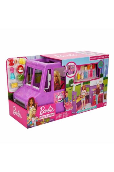 Barbie Yemek Arabası ve 30 figür GMW07
