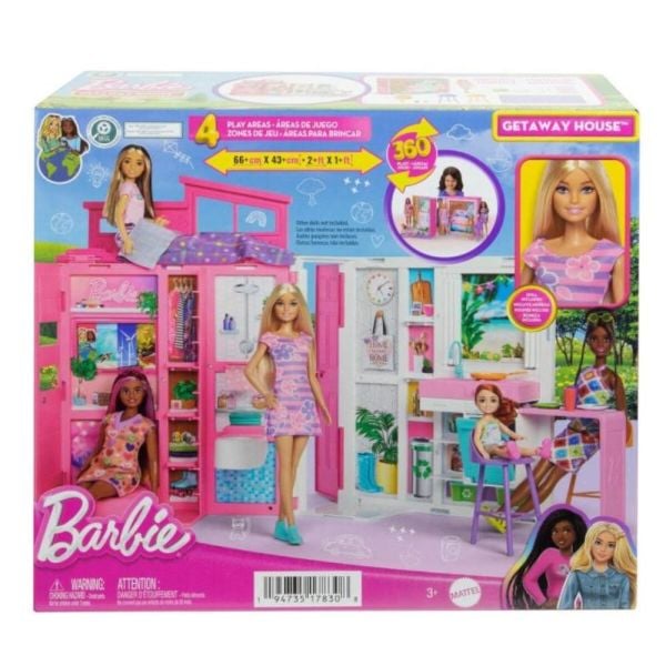 Barbie ®'nin Yeni Portatif Evi 2024 (Bebek Dahil) | HRJ77