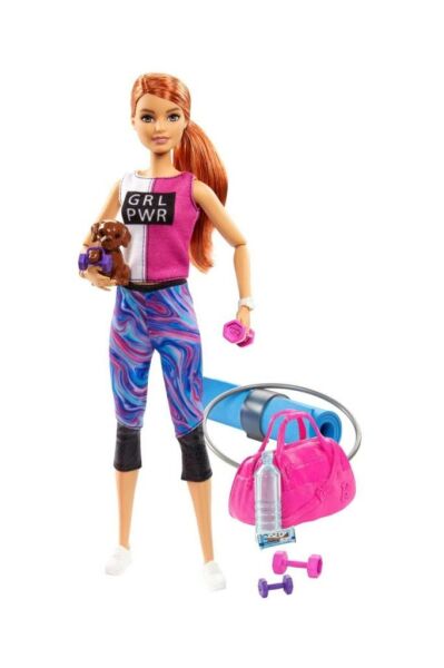 Barbie Wellness - Barbie'nin Spa Günü Bebekleri - Spor Temalı GJG57-GKH73.