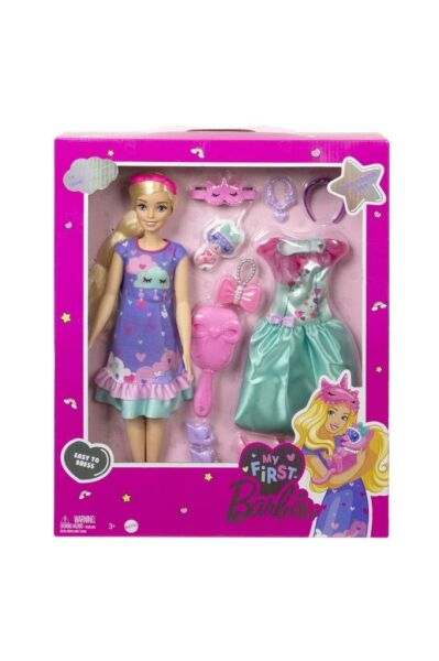 Barbie HMM66 My First Barbie - İlk Barbie Bebeğim - Delüks Bebek