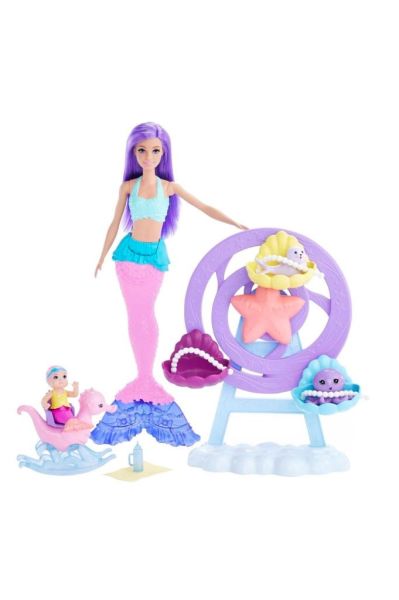 Barbie Dreamtopia Deniz Kızı Bebek ve Çocuk Oyun Alanı