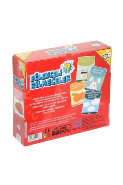 Eğlenceli Bilmeceler +3 Yaş