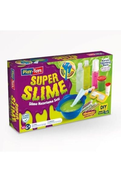 PlaytoysCA Play-toys Süper Slime Hazırlama Seti Dıy