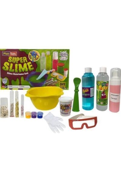 PlaytoysCA Play-toys Süper Slime Hazırlama Seti Dıy