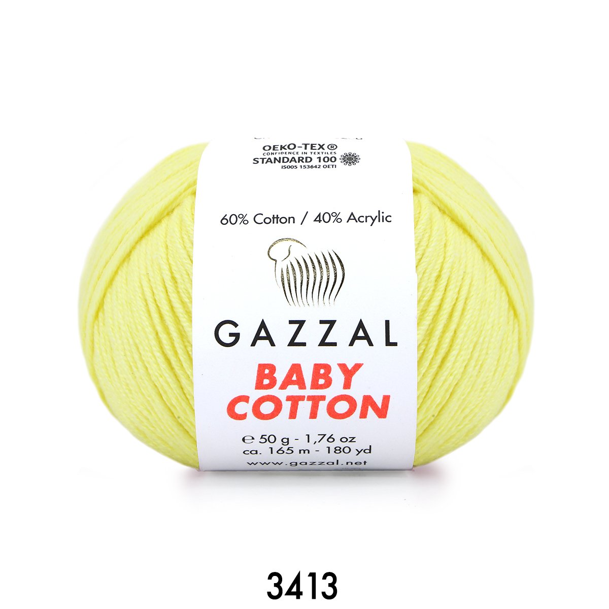 Gazzal Baby Cotton 3413 açık sarı