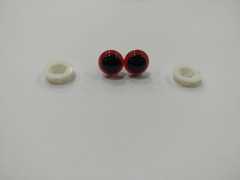 8 mm İthal Kaliteli  Kırmızı Göz (1çift)