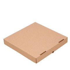 Baskısız Kraft Pizza Kutusu 26x26x4 cm