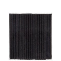 Kağıt Kokteyl Pipet Siyah 6x15 cm