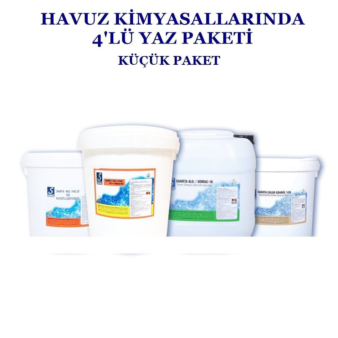 Havuz Kimyasallarında 4'lü Yaz Paketi