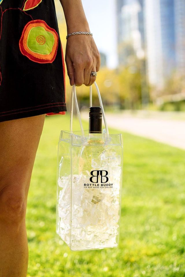 Bottle Buddy Ice Bag - Taşınabilir Şişe/Şarap Soğutucu Buz Çantası