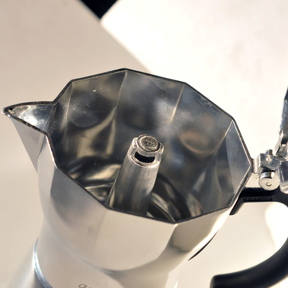 9 Cup MokaVista / Espresso Maker, Gümüş