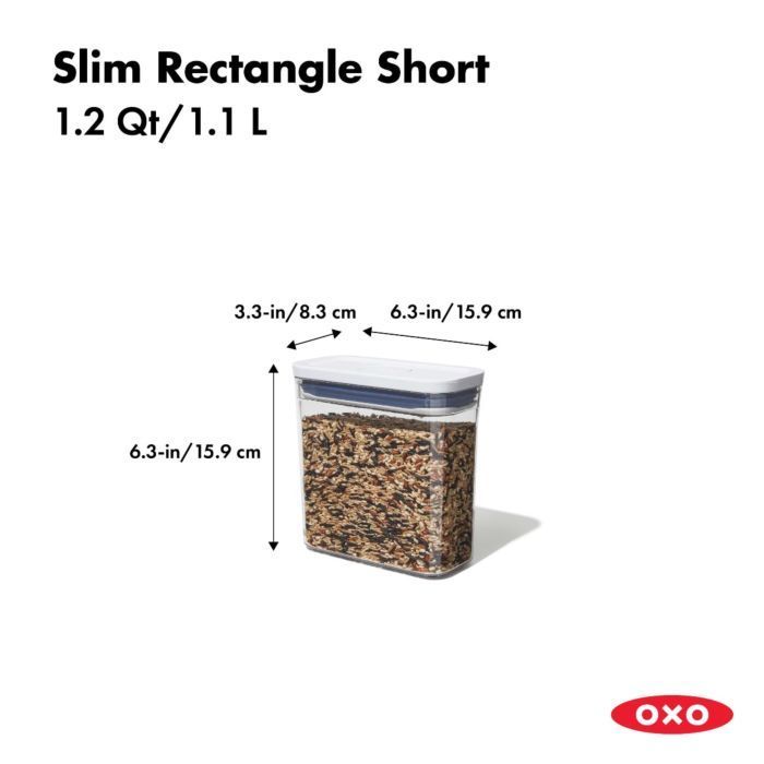 Oxo Saklama Kabı Pop Slim - 1.2 lt
