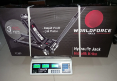 Worldforce 3 Ton Çift Pistonlu F1 Düşük Profil Arabalı Kriko 34Kg