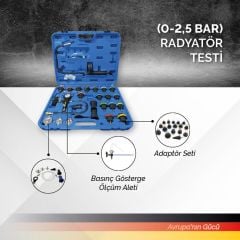 Brio Radyatör Test Cihazı 28 Parça