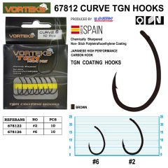 Vorteks Tgn Curve Teflon Sazan İğnesi