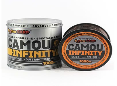 Extra Carp Camou 0,33 mm 1000 mt Sazan Misinası