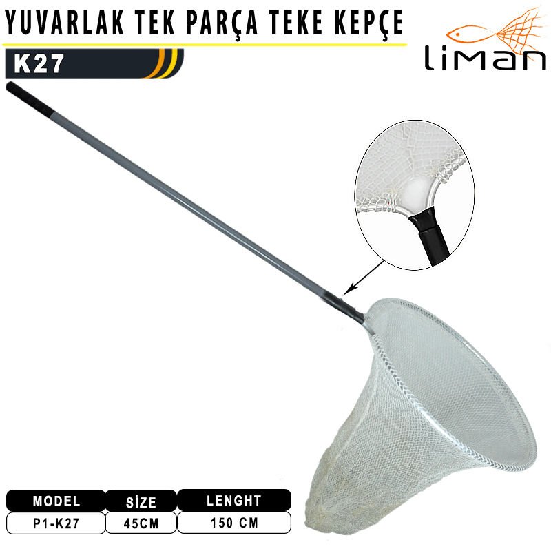 Liman Yuvarlak Tek Parça Teke Kepçe 45X150cm (Teke) K-27