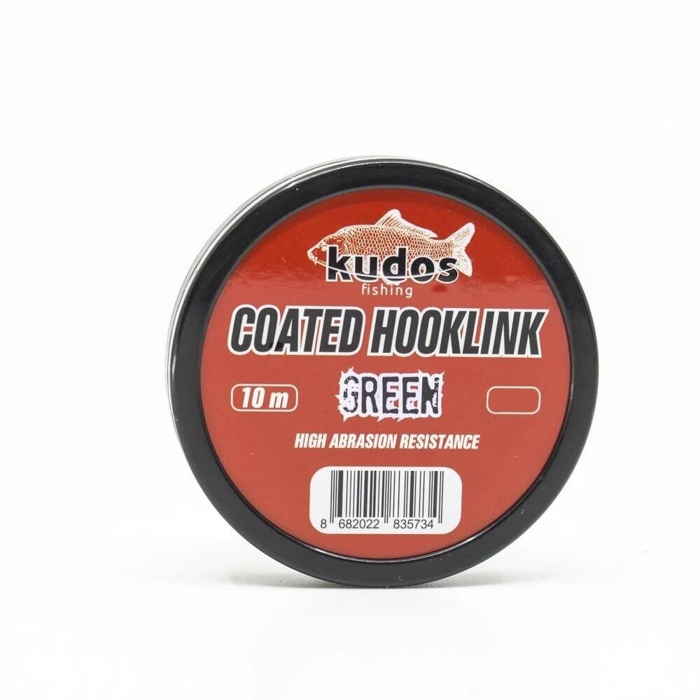 Kudos Coated Hooklink Green 10 mt İp