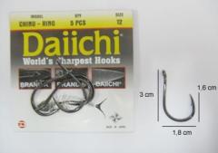 Daiichi Chinu Ring 12 no Black Nikel Japon İğne