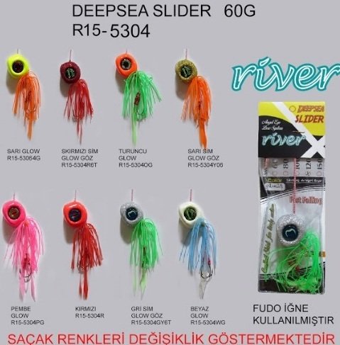 River Deepsea Slider Melek Göz Jig 120 gr