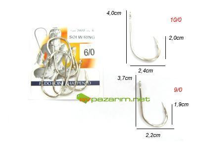 Fudo 3400 Soi W/Ring Nikel İğne