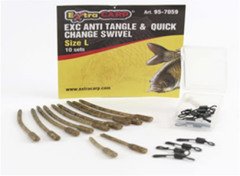 Extra Carp Anti Tangle & Quick Swiels 10 Set