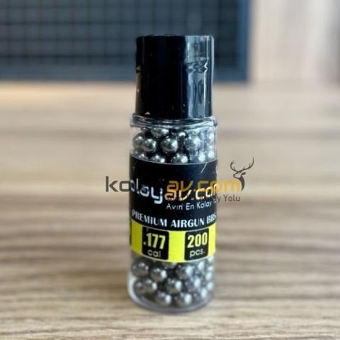 Kolay Av Havalı Tabanca Mermisi 4.5mm Çelik Bilye BBs, 200 Adet