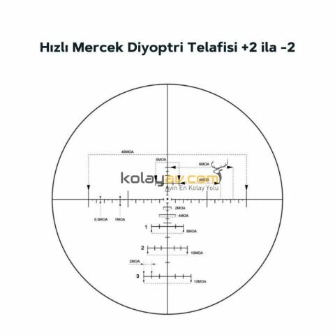 Vector Optics Everest 3-18x50SFP Gen II Tüfek Dürbünü