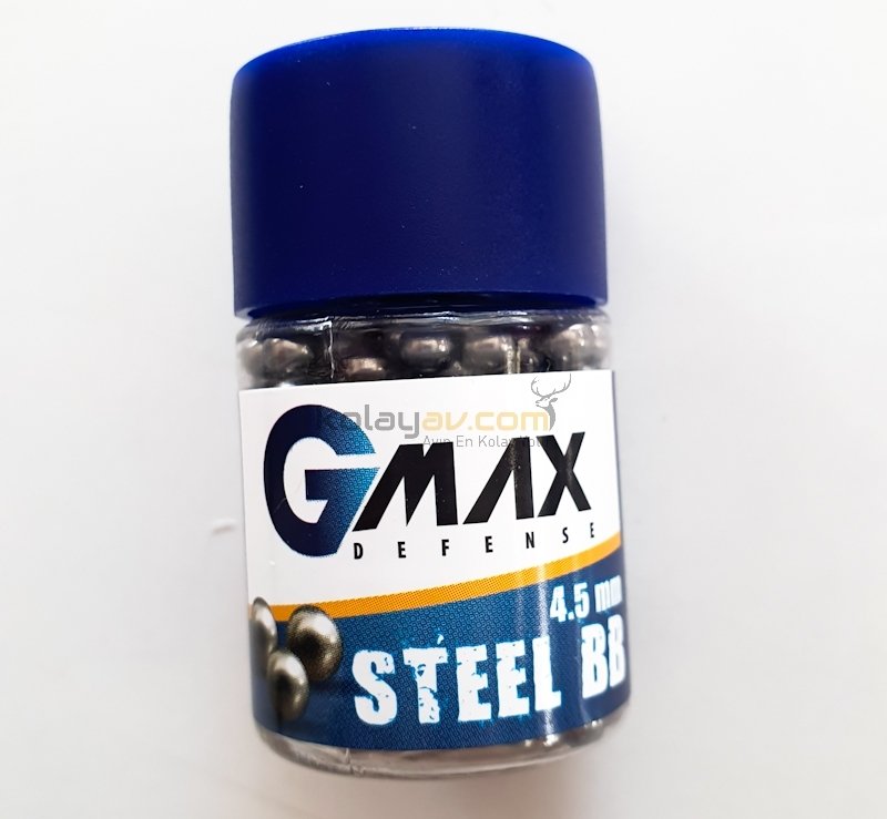 GMax Defense Steel BB 4,5 mm BBs Saçma (250 Adet)