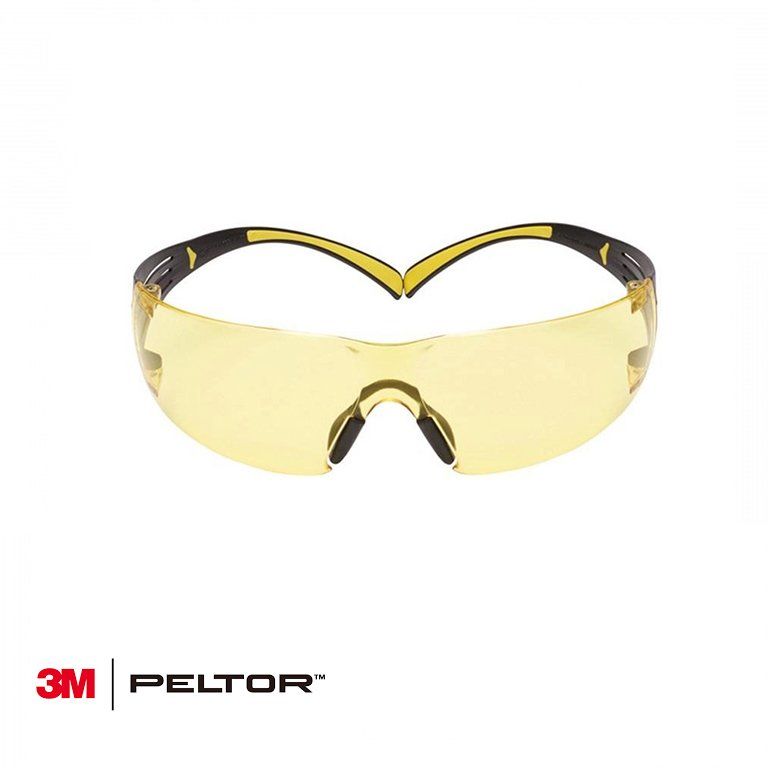 Peltor 3M Securefit 400 Sarı Atış Gözlüğü, Gözlük